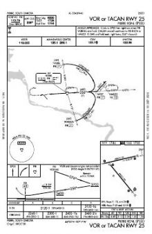 VOR OR TACAN RWY 25 chart preview