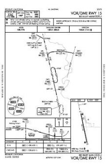 VOR/DME RWY 15 chart preview