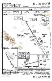 ILS OR LOC X RWY 32 chart preview