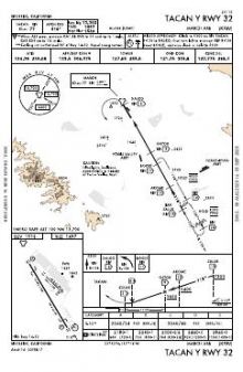 TACAN Y RWY 32 chart preview