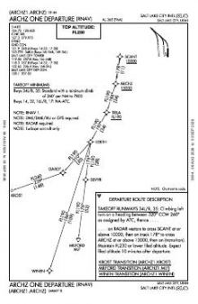 ARCHZ ONE (RNAV) chart preview