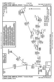 CARTR ONE (RNAV) chart preview