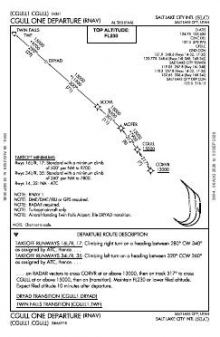 CGULL ONE (RNAV) chart preview
