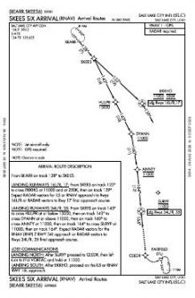 SKEES SIX (RNAV), CONT.1 chart preview