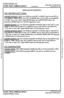 YUTES TWO (RNAV), CONT.1 chart preview