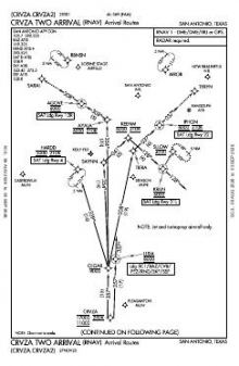 CRVZA TWO (RNAV), CONT.1 chart preview