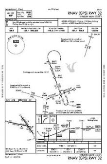 RNAV (GPS) RWY 32 chart preview