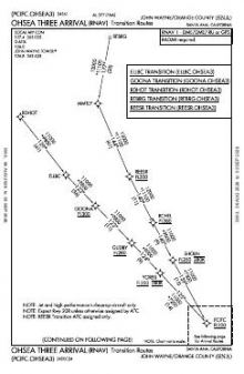 OHSEA THREE (RNAV) chart preview
