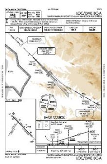 LOC/DME BC-A chart preview