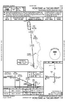 VOR/DME OR TACAN RWY 19 chart preview