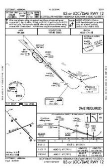 ILS OR LOC/DME RWY 12 chart preview