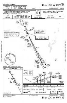 ILS OR LOC W RWY 33 chart preview