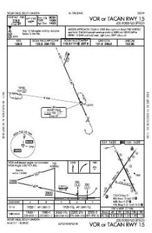 VOR OR TACAN RWY 15 chart preview