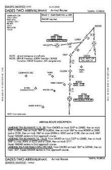 DADES TWO (RNAV), CONT.1 chart preview