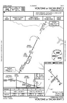 VOR/DME OR TACAN RWY 03 chart preview