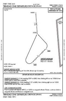 TRINIDAD ONE (OBSTACLE) (RNAV) chart preview