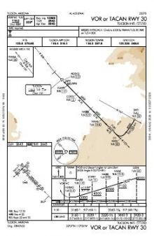 VOR OR TACAN RWY 30 chart preview