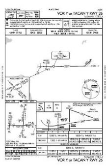 VOR Y OR TACAN Y RWY 26 chart preview