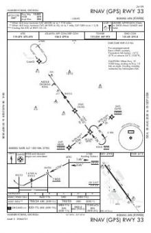 RNAV (GPS) RWY 33 chart preview