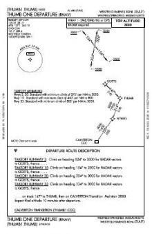 THUMB ONE (RNAV) chart preview