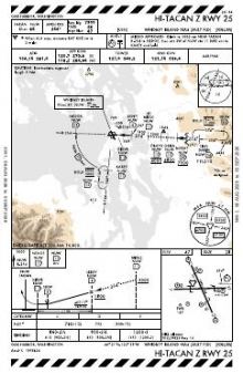HI-TACAN Z RWY 25 chart preview