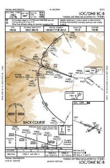 LOC/DME BC-B chart preview