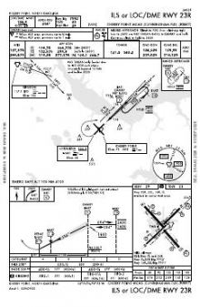 ILS OR LOC/DME RWY 23R chart preview