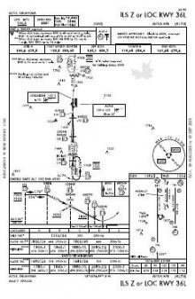ILS Z OR LOC RWY 36L chart preview