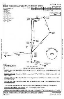 OKKIE THREE (RNAV) chart preview
