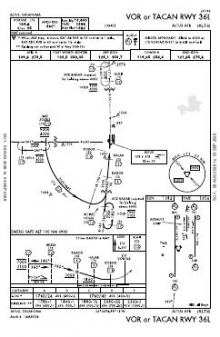 VOR OR TACAN RWY 36L chart preview
