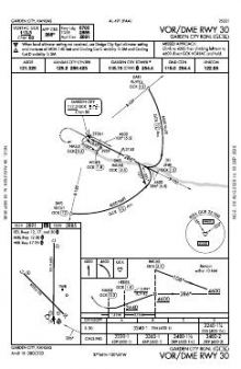 VOR/DME RWY 30 chart preview