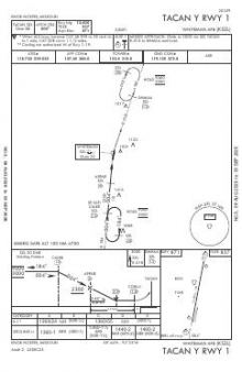 TACAN Y RWY 01 chart preview