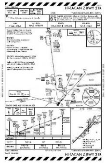 HI-TACAN Z RWY 21R chart preview