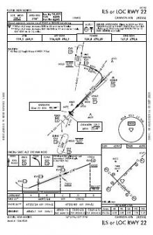 ILS OR LOC RWY 22 chart preview