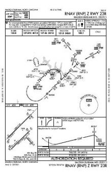 RNAV (RNP) Z RWY 23R chart preview
