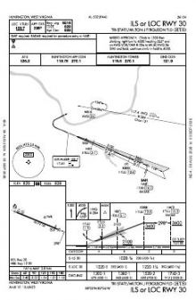 ILS OR LOC RWY 30 chart preview