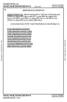 HAYEZ NINE (RNAV), CONT.1 chart preview