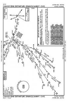 CANNY ONE (RNAV) chart preview