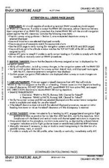 RNAV DP AAUP chart preview