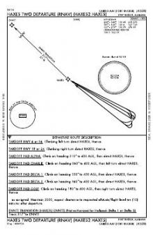 HAXES TWO (RNAV) chart preview