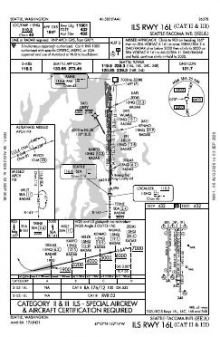 ILS RWY 16L (CAT II - III) chart preview