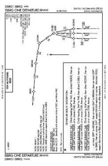 ISBRG ONE (RNAV) chart preview