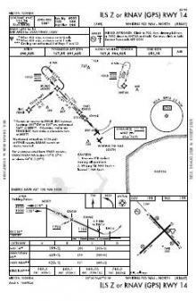 ILS Z OR RNAV (GPS) RWY 14 chart preview