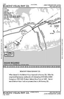 BELMONT VISUAL RWY 22L chart preview