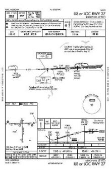 ILS OR LOC RWY 27 chart preview