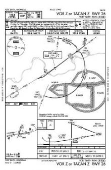 VOR Z OR TACAN Z RWY 26 chart preview