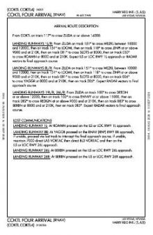 COKTL FOUR (RNAV), CONT.2 chart preview