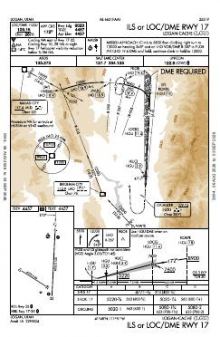 ILS OR LOC/DME RWY 17 chart preview