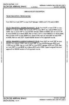 SILCN SIX (RNAV), CONT.1 chart preview