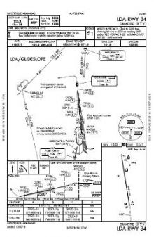 LDA RWY 34 chart preview